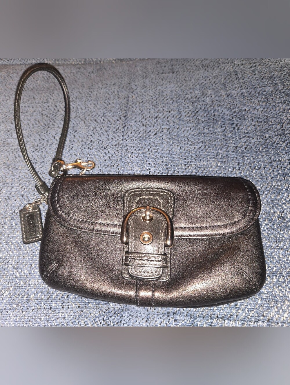 Coach Dual Compartment Wristlet - Picture 1 of 10